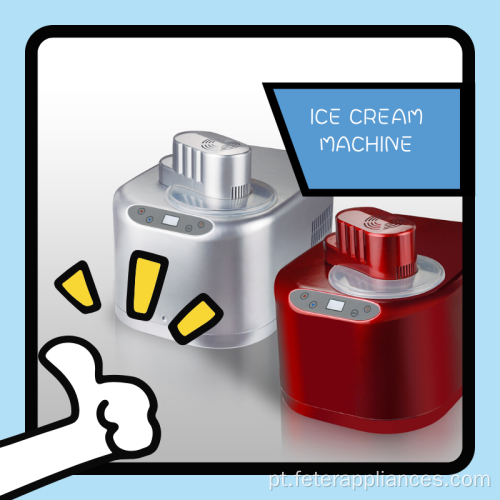 máquina de sorvete caseiro pequena fabricante de mini máquina de sorvete expresso